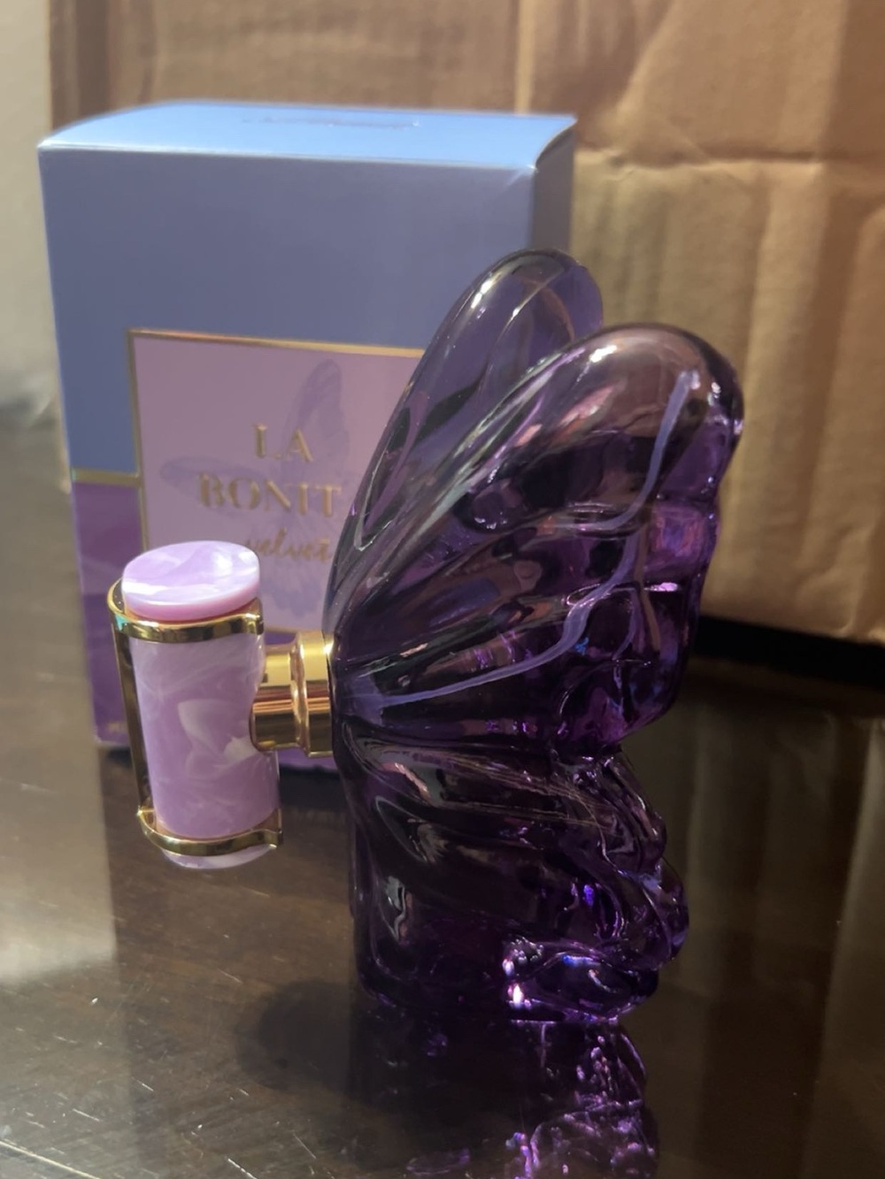 Velvet Purple Butterfly Body Mist